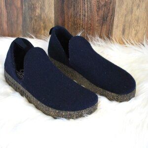 Asportuguesas by Fly London Men's Navy Blue City Slip-on Mules 11.5/45